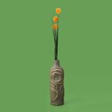 Deco Allium Dal Çiçek - Turuncu - 87 Cm