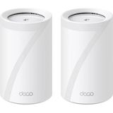 Deco BE65(2-PACK), BE9300 Mbps, 4 × 2.5 Gbps Portlar, 320 Mhz Kanallar, 6 Ghz Bandında Çalışır, 200 Cihaza Kadar Bağlanılabilirlik, Vpn, Wpa3, Üç Bantlı Wi-Fi 7 Mesh Sistemi