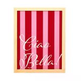 Deco Bright Holidays Duvar Panosu - Kırmızı / Pembe - 30X40 Cm