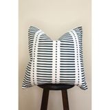 Deco Çizgi Desenli Minimal Modern Kırlent Kılıfı - 45 x 45 cm - Parlament