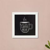 Deco Coffee Duvar Panosu - Siyah - 20X20 Cm