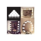 Deco Elit 10 lu Makyaj Masası Banyo Aynası Aydınlatma Hollywood Tarzı Led Lamba