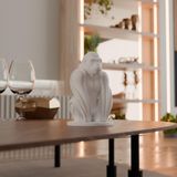 DECO FABRICA Geometrik Goril Heykeli – Modern ve Minimalist Biblo | Güç Temalı Hayvan Figürü, Kitaplık ve Ofis Masası İçin Dekoratif Heykel