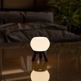 DECO FABRICA Modern Balon Şeklinde Masa Lambası – Tripod Ayaklı Eğlenceli Abajur | Çocuk ve Genç Odası Dekoratif Aydınlatma