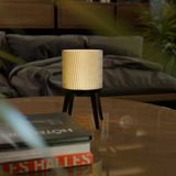 Deco Fabrıca Modern Latte Tripod Masa Lambası – İskandinav Tasarım Renk Geçişli Abajur | Yatak Odası & Ofis İçin Dekoratif Aydınlatma | E1