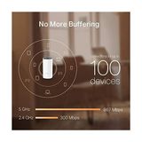 Deco M4 2-Pack, AC1200 Mbps, Dual-Band, Gigabit Portları, 100 Cihaza Kadar Bağlanılabilirlik, 260 M²'ye Kadar Kapsama, Mobil Uygulama ile Kolay Kurulum, Wi-Fi 5 Mesh Sistemi - 1 TB - 1 GB