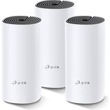 Deco M4(3-Pack), AC1200 Mbps, Dual-Band, Gigabit Portları, 100 Cihaza Kadar Bağlanılabilirlik, 370 M²'ye Kadar Kapsama, Mobil Uygulama ile Kolay Kurulum, Wi-Fi 5 Mesh Sistemi