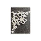Deco Market Dekoratif Boyanabilir Duvar Çıtası Köşe Motifi 41x26 cm Beyaz Renkli