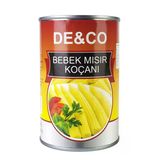 Deco Mısır Koçanı Konservesi 425 Gr Hazır Baby Corn