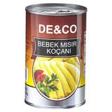 De&Co Mısırı Koçanı 425G - Garnitür Ve Sote Yemekler İçin Bebek Mısır 8'Li Avantaj Paketi