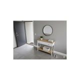 Deco modul Dresuar-safir meşe-beyaz- kapaklı ( ürün üzerindeki ayna dahil değildir )
