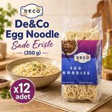Deco Sade Egg Noodle Erişte (350 G) X12 Adet - 350 gr