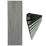 Decoala Akustik Duvar Paneli, Teak Rengi, Ses Yalıtımlı, Modern Stil, 60x275 cm, 9mm Kalınlık, Ahşap Görünümlü (Açık Taş)