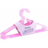 Decobella 12 Kristal Çocuk Elbise Askısı Pembe Bebek Askısı