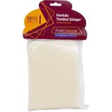 Decobella | Havlulu Tombul Sünger, Yumuşak ve Pratik Temizlik - Sarı