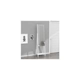 Decobox MDF Malzemeden Üretilmiş LED Aydınlatmalı Boy Aynalı Takı Dolabı 170 cm Yükseklik