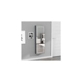 DECOBOX Paris Led Aydınlatmalı Boy Aynalı Takı Dolabı Beyaz Işık