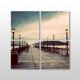 Decobritish İskele 70x70 cm Kanvas Tablo