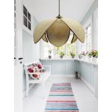 Decodelight Hasır Keten Palmiye Model Bohem Ev Teras Hol Cafe Restaurant Tekli Sarkıt Avize