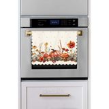 decofav Sulu Boya Sonbahar Kabak Temalı Lazer Kesim Fırın Örtüsü 43x55cm