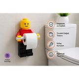 DecoForm Studio LEGO Adam Tuvalet Kağıdı Tutacağı, LEGO Man Tuvalet Kağıdı Aparatı - 1