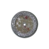 Decogold 60 cm Oval Saray Tavan Göbek Gümüş Rengi