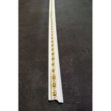 Decogold Beyaza Altın Duvar Çıtası Alın Bandı 4 Cm Eninde 95 Cm Uzunluğunda