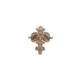 Decogold Patina Kartonpiyer Ek Motif 13 * 13 Cm krem