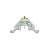 Decogold Saray Tavan Dekoratif Göbek Içi Motif 13*9 cm - Beyaz - Altın