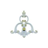 Decogold Saray Tavan Dekoratif Göbek Içi Motif 15*16 cm - Beyaz - Altın