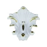 Decogold Saray Tavan Göbek Ek Motif 4*6 cm Pdm-58 - Beyaz - Altın