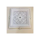 Decogold Saray Tavan Göbek Panel 72Cmx72Cm Beyazaltın Içerisine Led Döşenebilir Panel