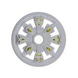 Decogold Saray Tavan Motif 25*25 cm Beyaza Altın Küçük Avize Göbeği