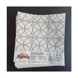 Decohandy Pvc Yer Karosu 30X30cm 4'Lu Paket - Siyah Daire Geometrik Desen 0,36M2