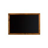 Decolfin Duvara Monte Ahşap Çerçeve Kara Yazı Tahtası 60X90 cm Alaçatı Kahve