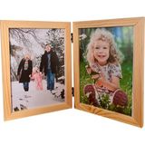 Decolıfe Menteşeli Çerçeve, Fotoğraf Çerçevesi, Anı Çerçevesi, Resim Çerçevesi, Ahşap Çerçeve - 13X18