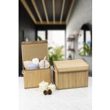 Decolove Bambu İkili Saklama Kutusu