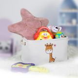 Decolove Oyuncak Sepeti - Zürafa Desenli / Büyük Boy Krem