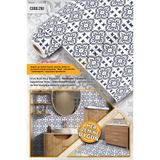 DECOMALL CODE-250 Suya Dayanıklı Mutfak Banyo Zemin Mermer Mobilya Fayans Yapışkanlı Folyo Kaplama