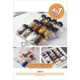 DECOMALL DD x1 Adet Pleksi Şeffaf Stand Baharatlık Standı Çekmece Içi Düzenleyici LÜX SET