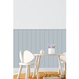 DECOMALL LİGHT BLUE İnce Çizgili Duvar Panel Folyosu,Dekoratif Çizgili Duvar Desen kaplama Folyosu