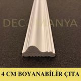 Decomanya Boyanabilir Duvar Çıtası 4 Cm Poliüretan Duvar Çıtası (480021269)