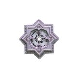 Decomarket Decogold 60 Cm Yıldız Gümüş Saray Tavan Göbek