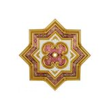 Decomarket Decogold Saray Tavan Yıldız Göbek Kahve Eskitme 120 Cm