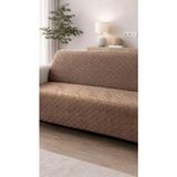 Decomia Home Boeno Kabartmalı Yumuşak Koltuk Örtüsü Çok Amaçlı Koltuk Şalı Kaymaz Süngerli (165X205 Cm) - 165 x 210 cm - Kahve