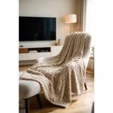 Decomia Home Chain Wellsoft Peluş Tv Battaniyesi Koltuk Şalı (110 x 160 cm)