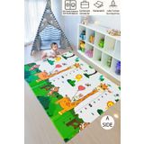 Decomia Home Çift Taraflı Katlanabilir Eğitici & Eğlenceli Çocuk Oyun Halısı Bebek Oyun Matı ( 150x200 cm )