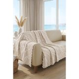 Decomia Home Cotone Pamuklu Terletmeyen Koltuk Örtüsü Nefes Alan Çok Amaçlı Koltuk Şalı (165x205cm)