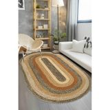 Decomia Home Dijital Kaymaz Yıkanabilir Hasır Gör. Modern Salon Halısı Mutfak Halısı Koridor Halı Yolluk 4159,Çok Renkli 160 X 400