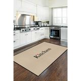 Decomia Home Dijital Kaymaz Yıkanabilir Jüt Görünümlü Kitchen Mutfak Halısı Ev Dekor Mutfak Dekor,Hasır 160 X 250